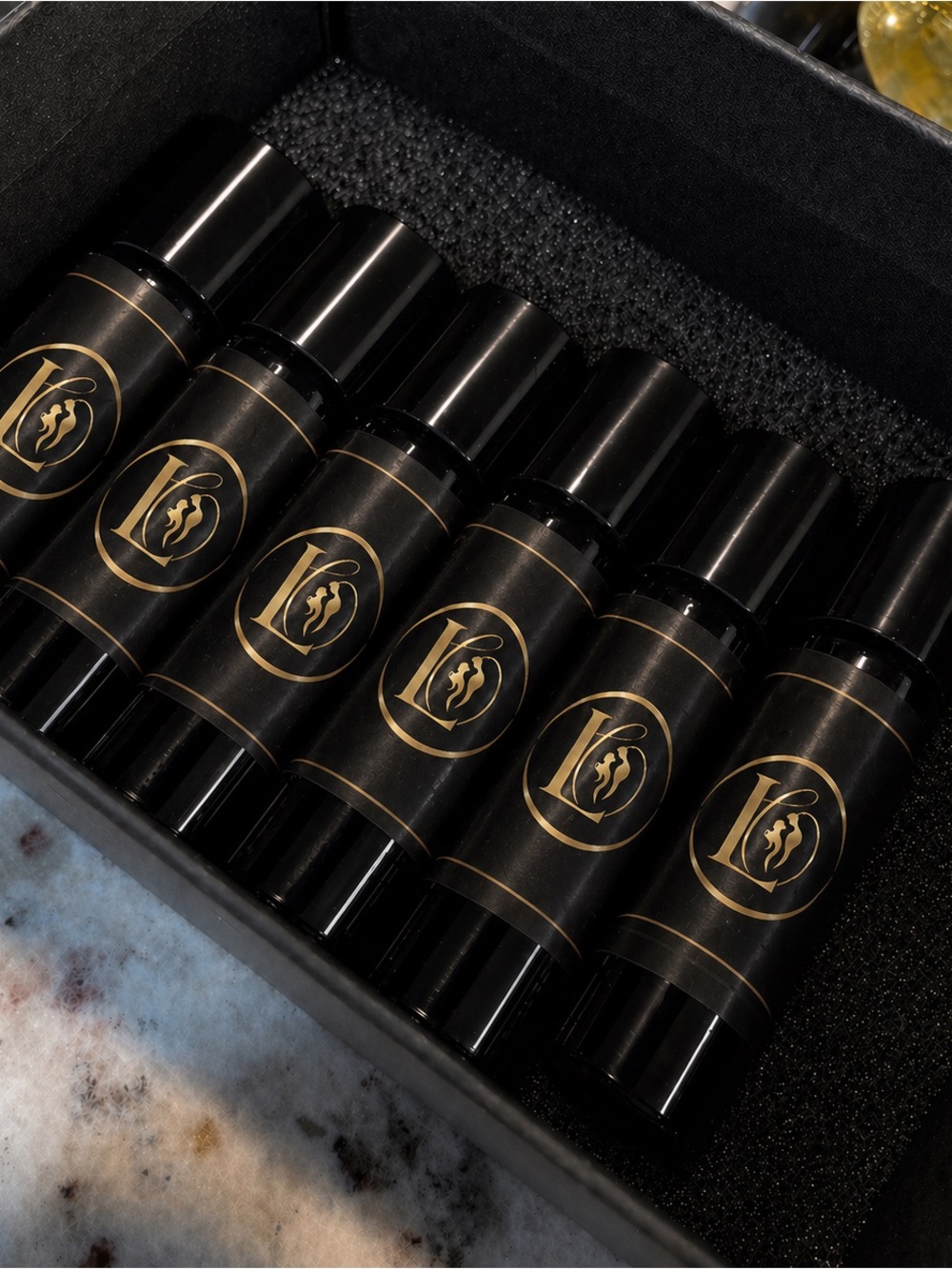 Men Discovery Set of 5 10ml travel size rollers (alcohol free)